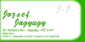 jozsef jagyugy business card